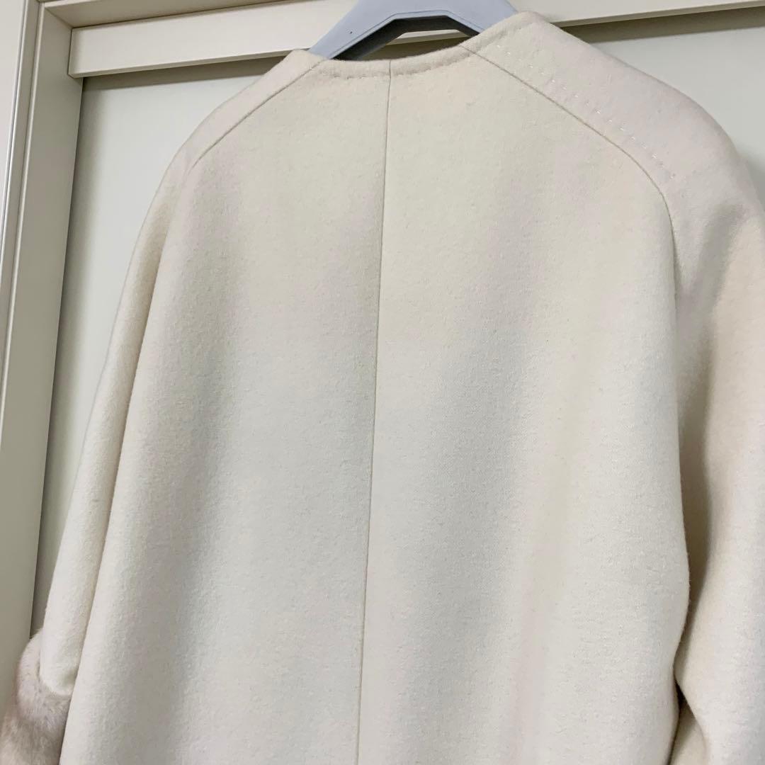 FOXEY BOUTIQUE ロングコートフォクシー　美品　38 カシミヤ