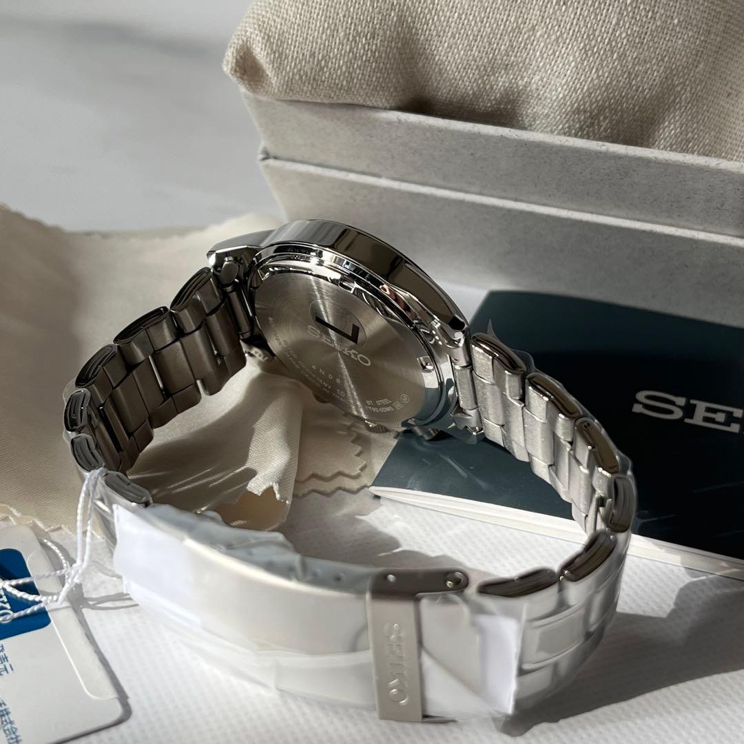 新品 未使用 SEIKO 腕時計 逆輸入 SND365PC ダークブルー メンズ