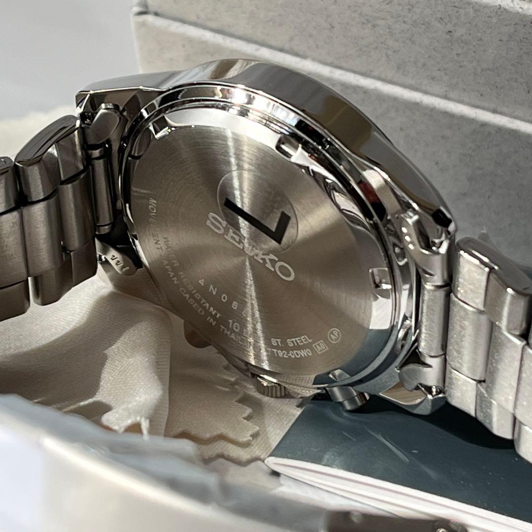新品 未使用 SEIKO 腕時計 逆輸入 SND365PC ダークブルー メンズ