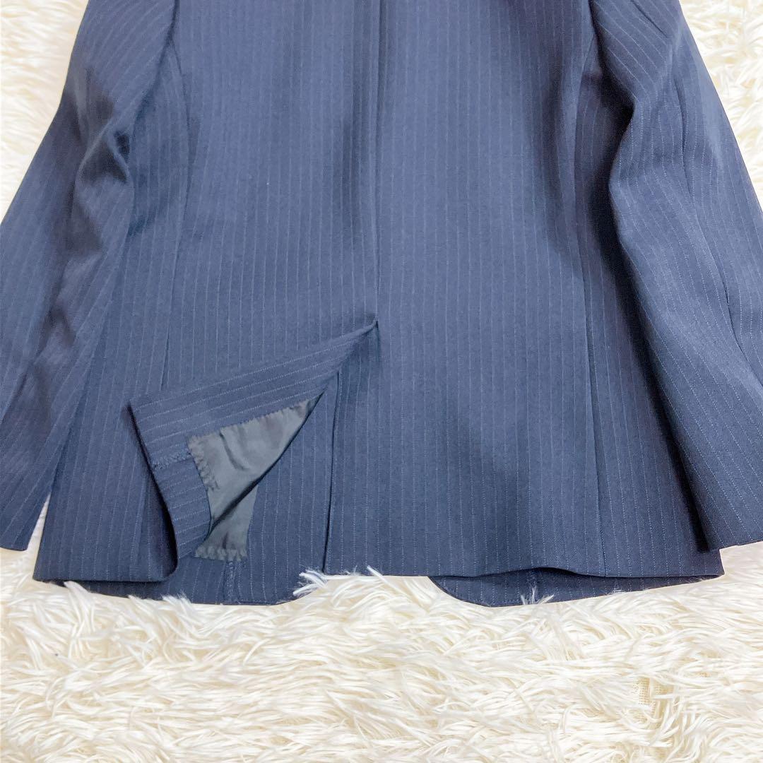 ビームス　男の子　フォーマル　セットアップ　紺色　ストライプ　110 5〜6才