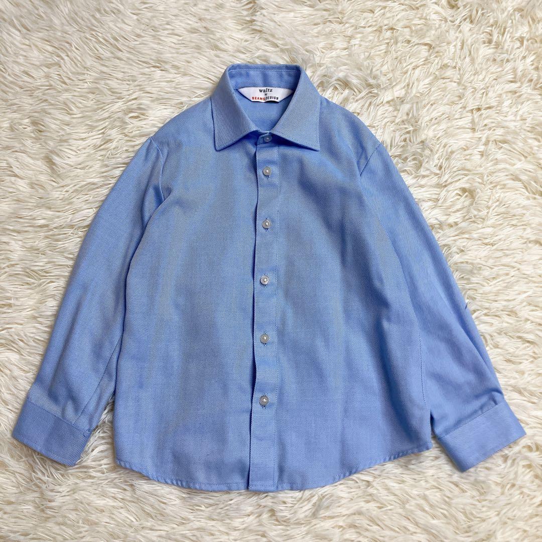 ビームス　男の子　フォーマル　セットアップ　紺色　ストライプ　110 5〜6才