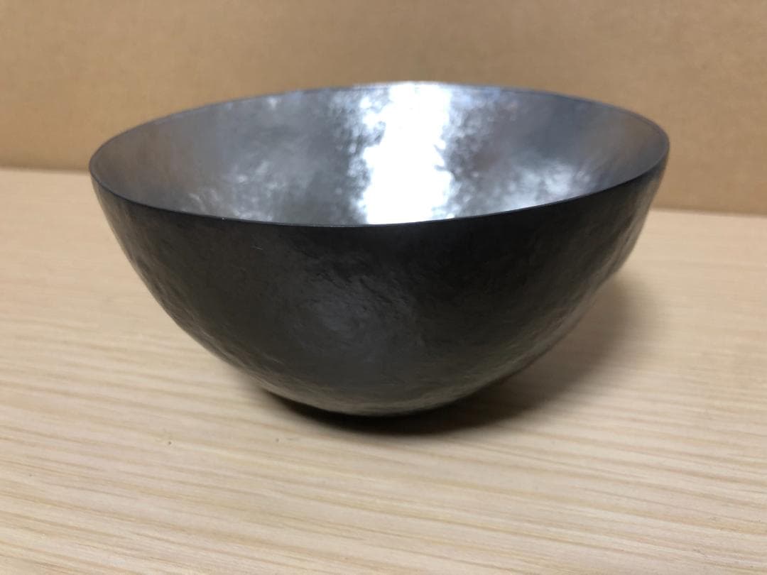 未使用 SUS gallery 真空チタン ボウル お椀 320ml セピア