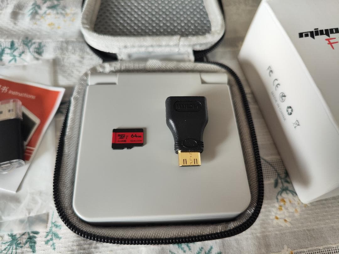 美品 Miyoo Flip V2 グレー 64GB SDカード・おまけ付き