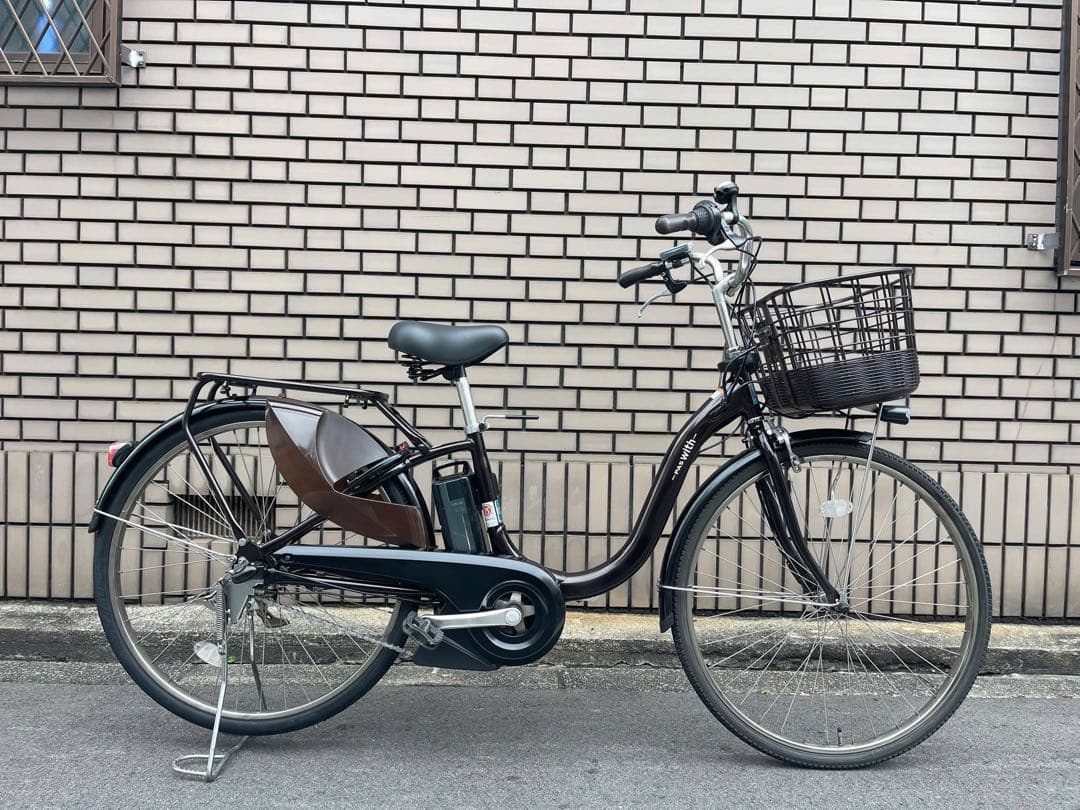 美品12.3Ah ヤマハ電動アシスト自転車 26インチ