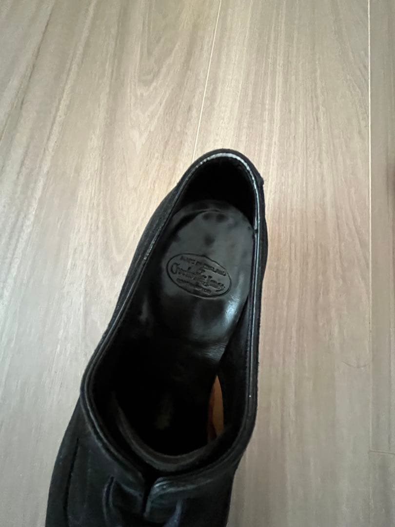 6Ｄクロケット＆ジョーンズ　BELGRAVE 黒スエード　ダイナイトソール