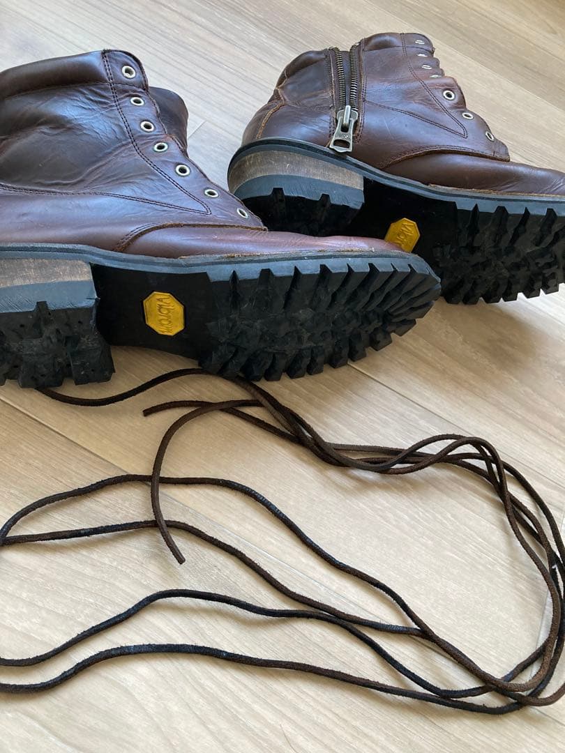 SLOW WEAR LION ブラウン エンジニアブーツ