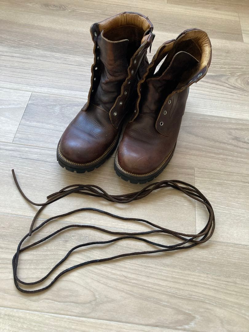 SLOW WEAR LION ブラウン エンジニアブーツ