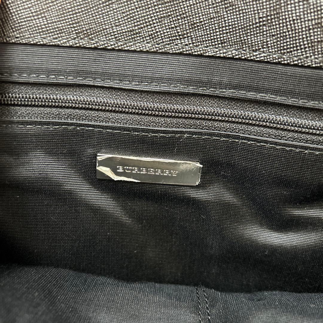 バーバリー ノバチェック 型押し トートバッグ ハンドバッグ レディース