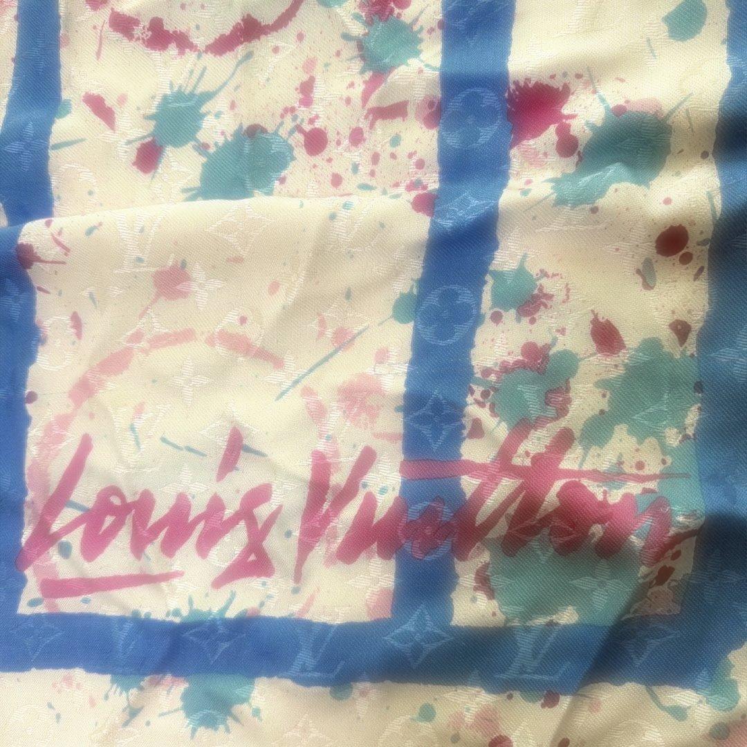 美品Louis Vuitton スプラッシュペイント ストール