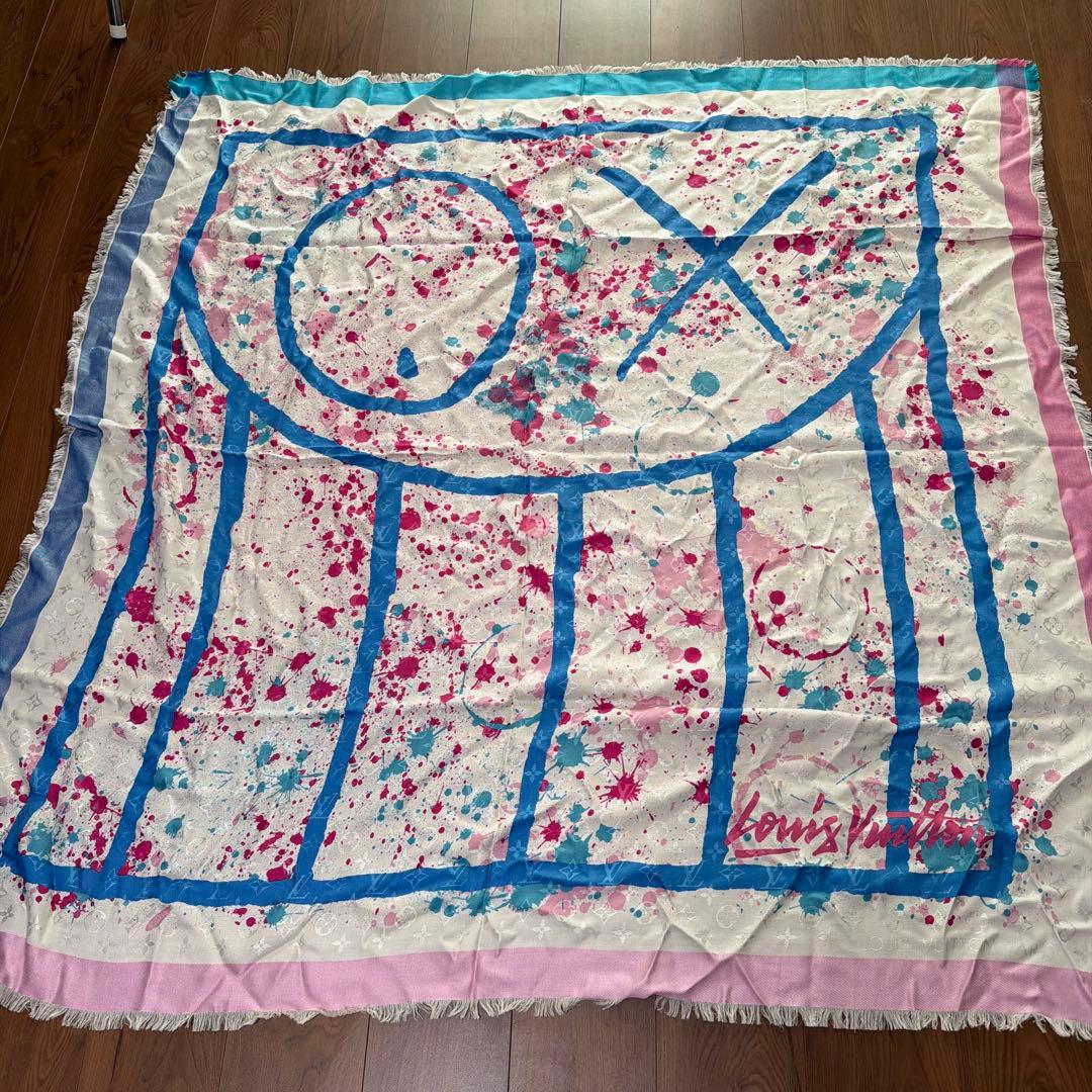 美品Louis Vuitton スプラッシュペイント ストール