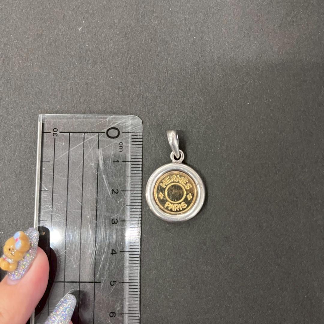 K◇HERMES　エルメス　ペンダントトップ　セリエ　K18　silver925