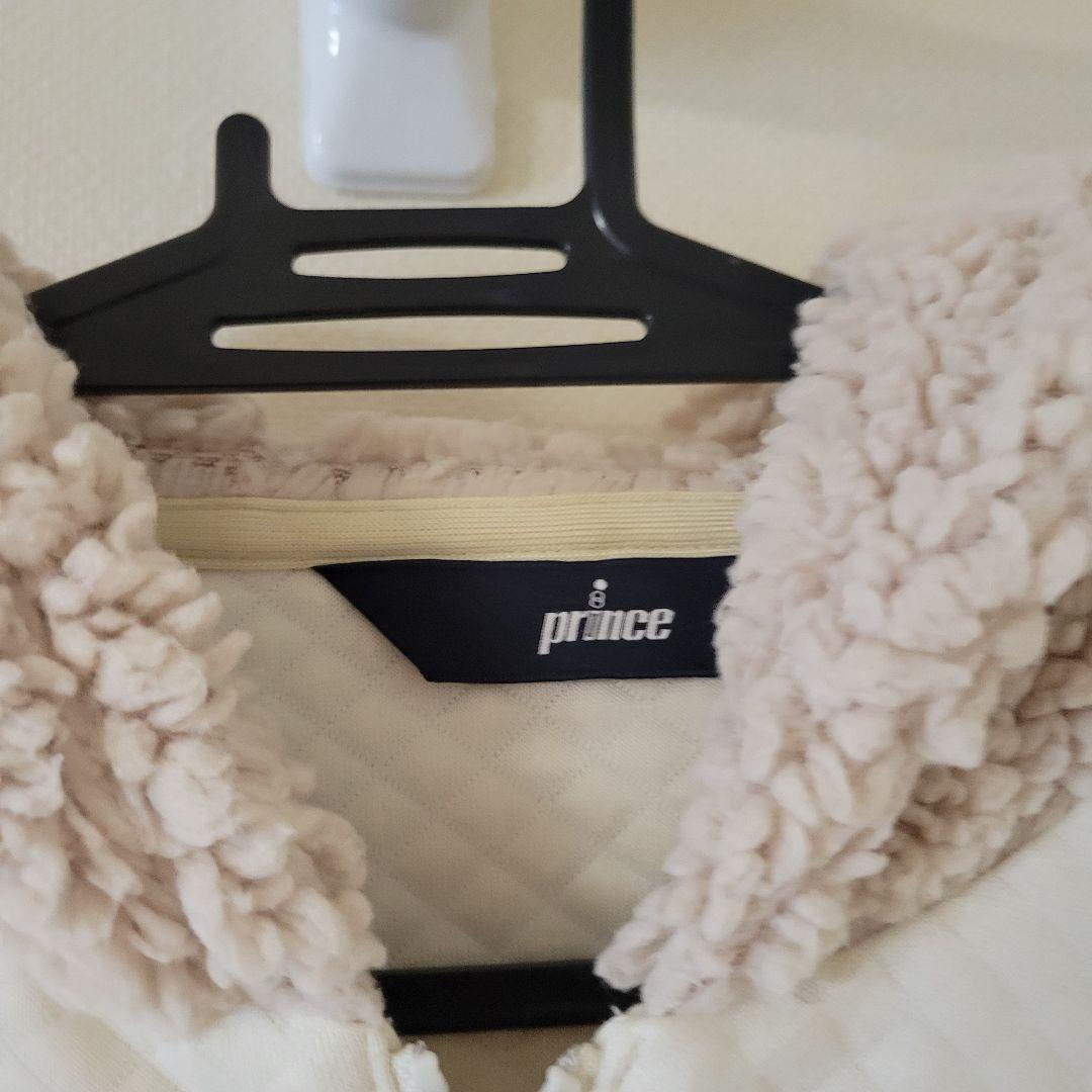 入手困難 美品 プリンス アイボリー キルティングパーカー フリースフード付き