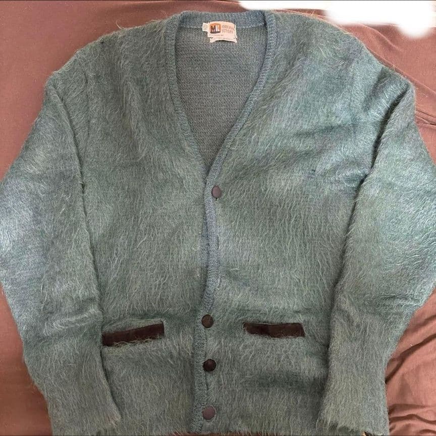 モヘアカーディガン 60s