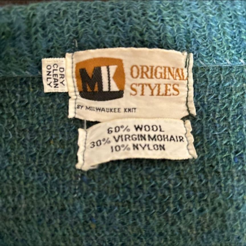 モヘアカーディガン 60s