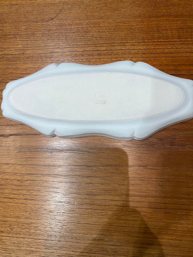 臼杵焼　オーバル型プレートセット（黒・白）　恵里