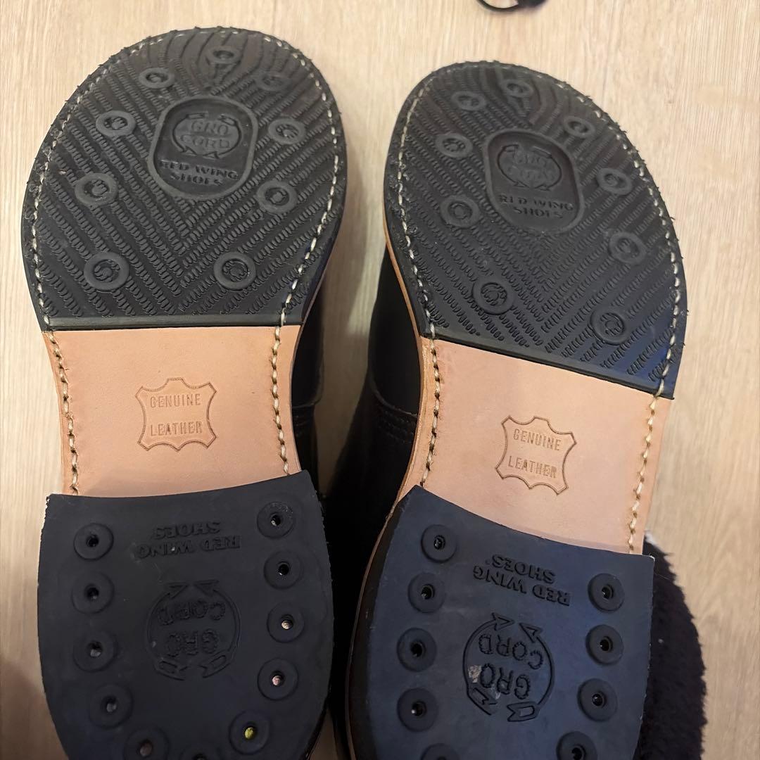 RED WING SHOES ブラックレザーブーツ