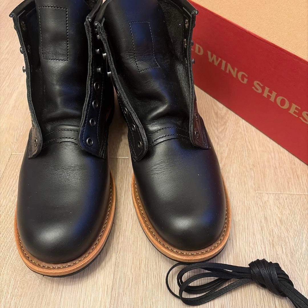 RED WING SHOES ブラックレザーブーツ