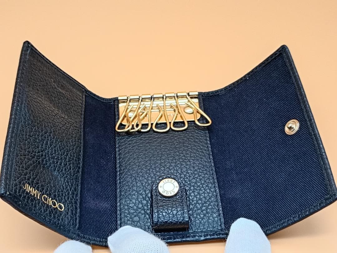 【美品】JIMMY CHOO レザーキーケース