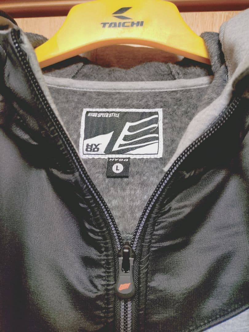 HYODヒョードー　パーカージャケット　Lサイズ　ブラック・グレー