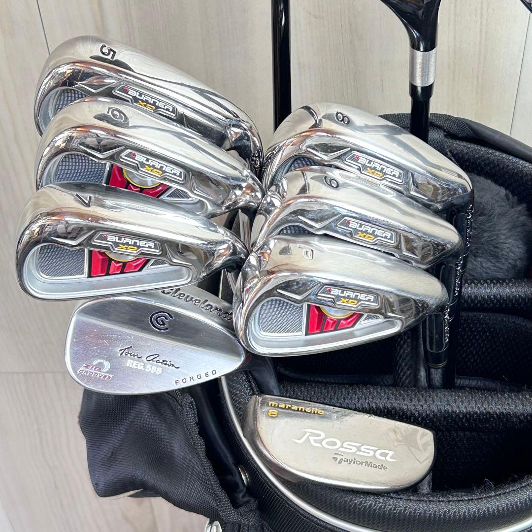 【メンズ右】テーラーメイド Burner メンズゴルフセット 11本