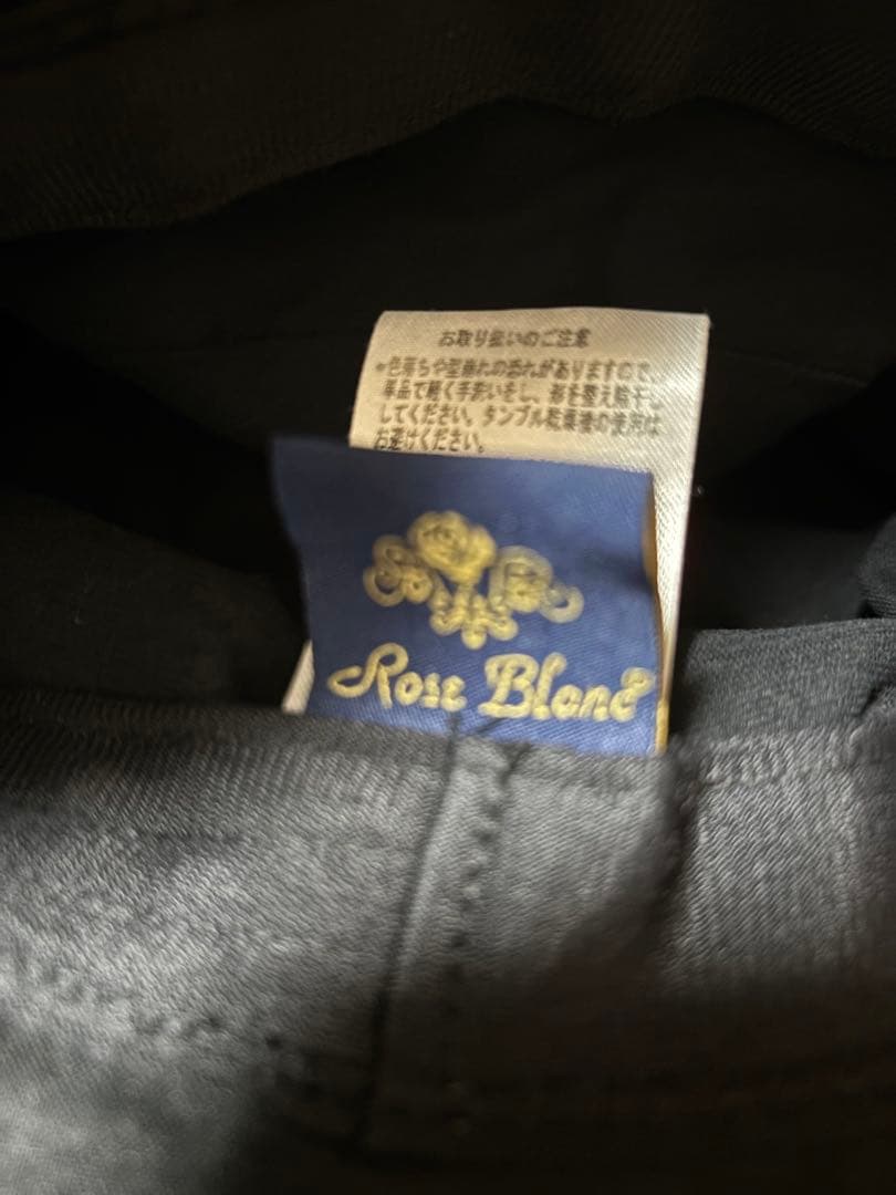 【美品】芦屋ロサブラン リボンハット つば13cm （つば裏遮光）