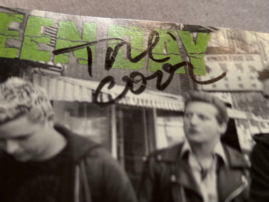 レアGREEN DAY 直筆サインCDWARNING グリーンデイパンクpunk