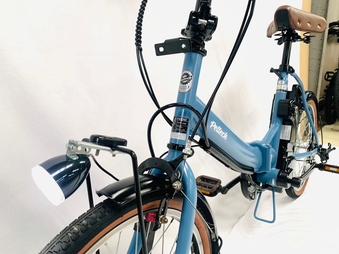 【即乘】Peltech折り畳み電動アシスト自転車20インチ 動作確認済