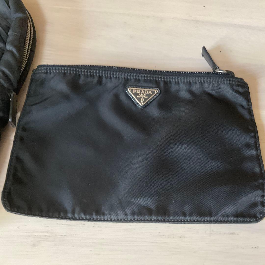 専用。お値下げました。PRADAメンズセカンドバッグ ポーチおまけ付き