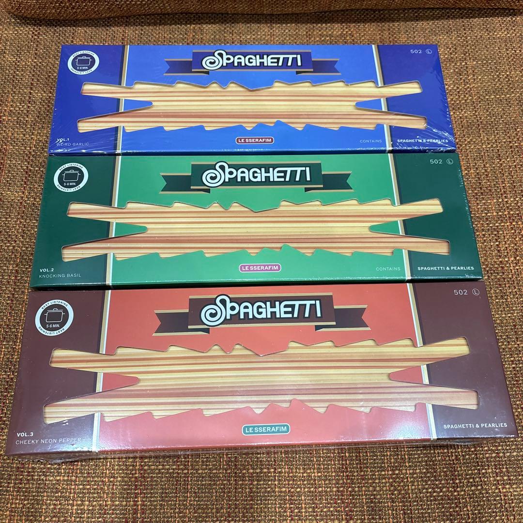 LE SSERAFIM spaghetti 新品未開封 9形態 セット トレカ