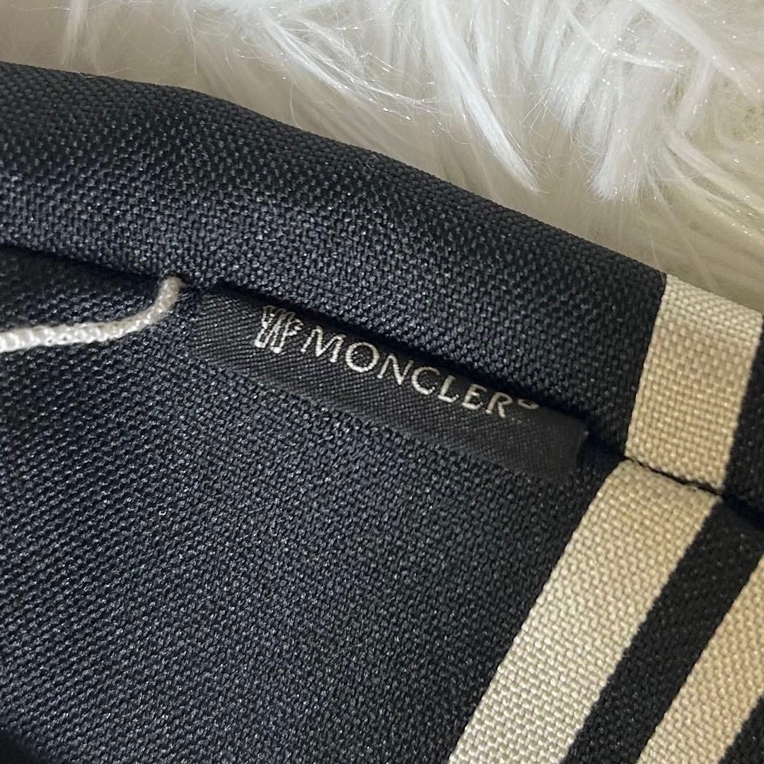 新品タグ付✨️モンクレール ショートパンツ ストライプ リボン 黒 白 40