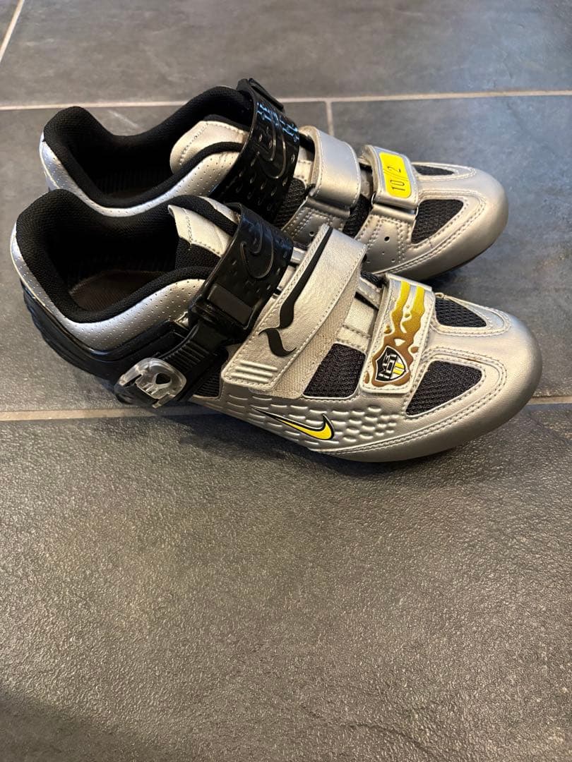 Nike サイクリングシューズ 10/12 シルバー27.5cm