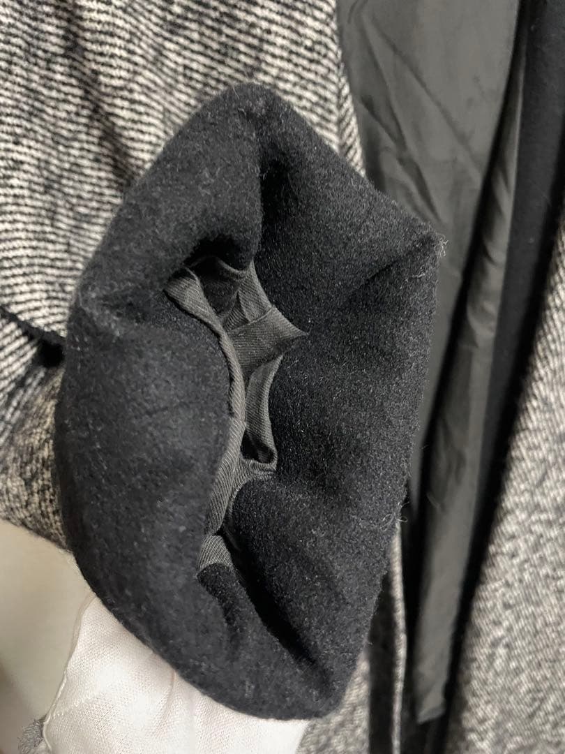 YLÈVE (イレーヴ) アルパカブレンド ショールカラー ガウンコート