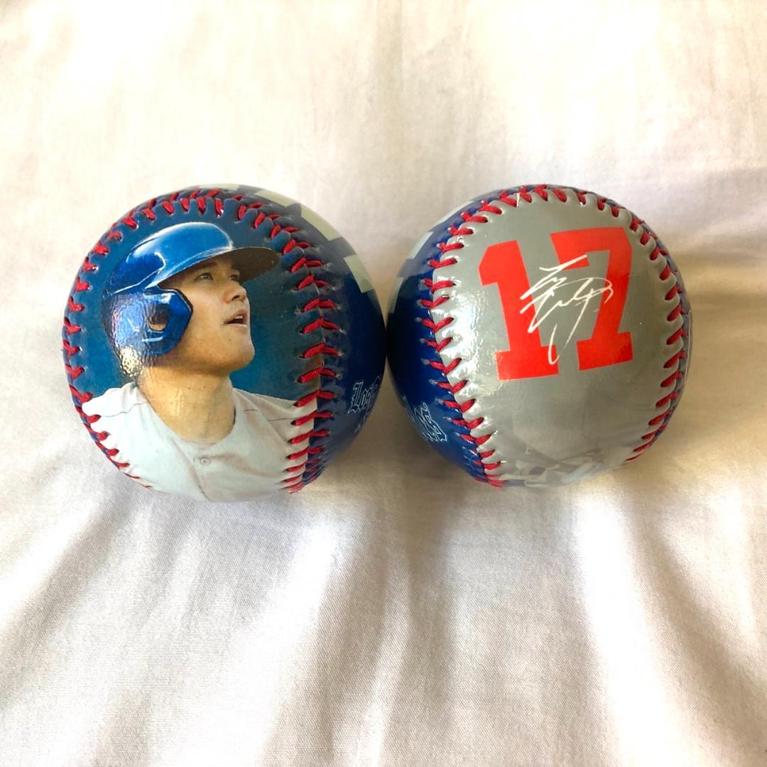 大谷翔平 ドジャース バブルヘッド人形 デコピン 本人画像付 ボール セット