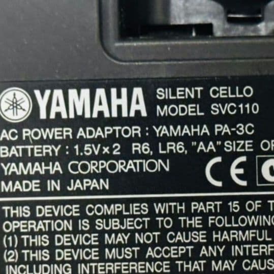 【サイレントチェロ】YAMAHA SVC110 動作確認済 送料込
