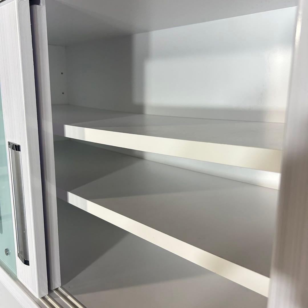 浅川木工 カップボード キッチンボード キッチン収納棚 幅90cm B058