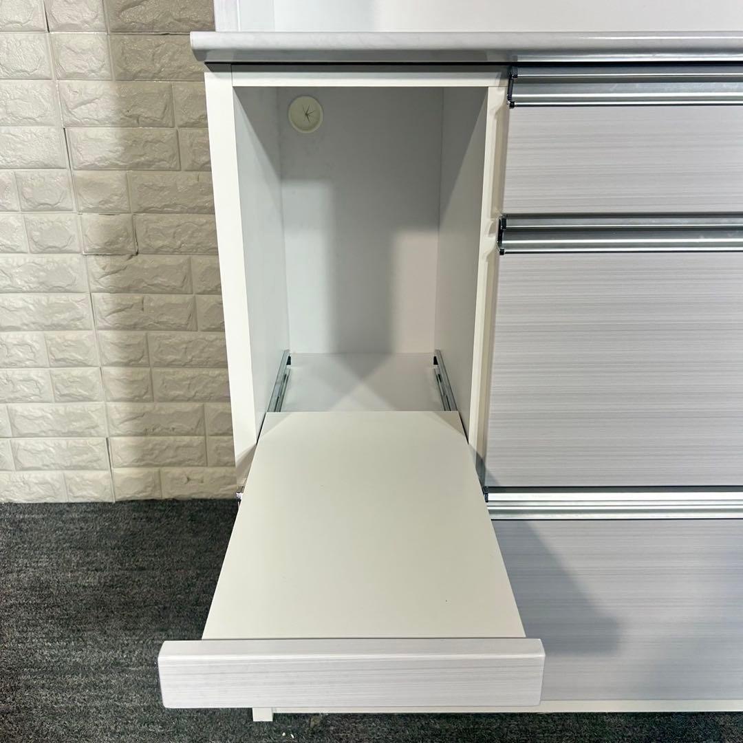 浅川木工 カップボード キッチンボード キッチン収納棚 幅90cm B058