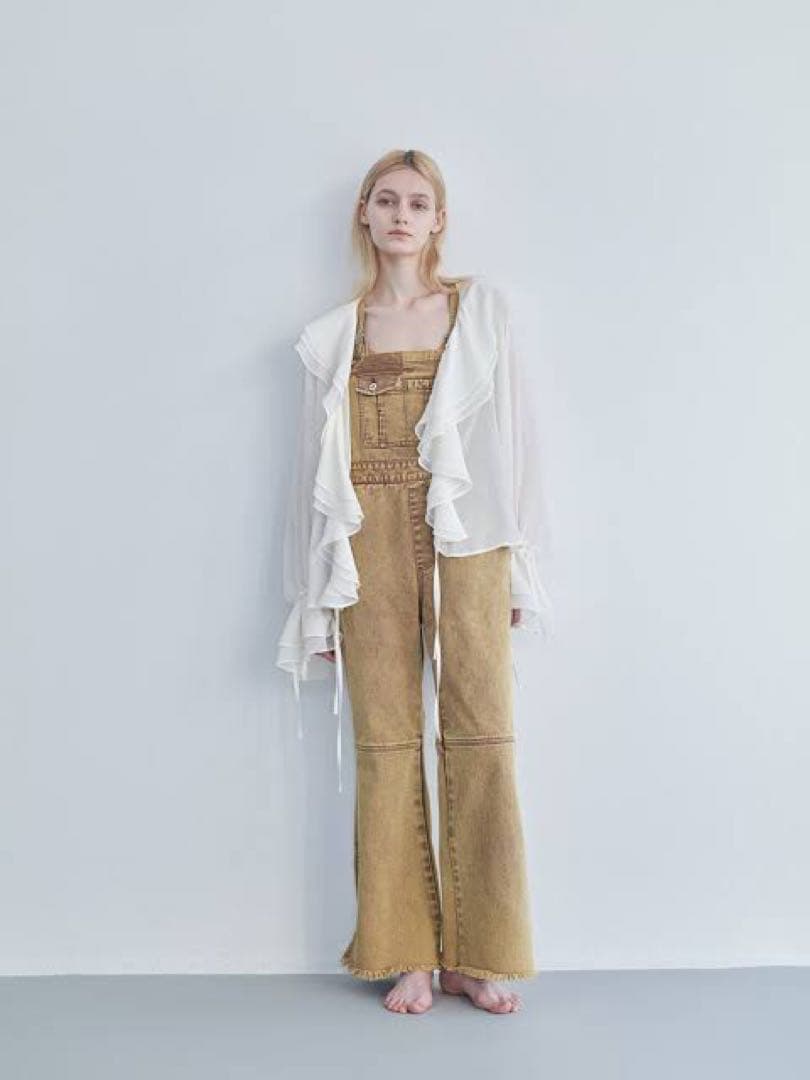 NOUNLESS VINTAGE LIKE DENIM OVERALL グリーン