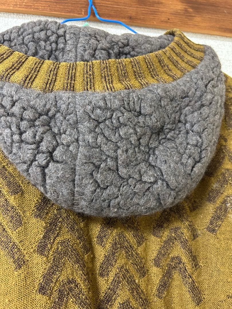 【専用】mina prhonenミナペルホネン ニットダウン ブルゾン フード付