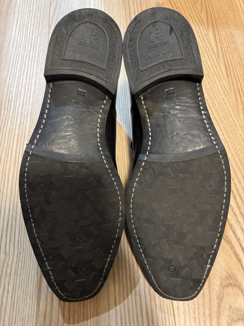 スコッチグレイン　ストレートチップ