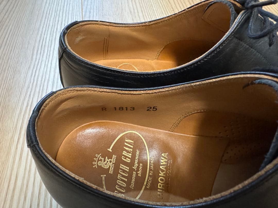 スコッチグレイン　ストレートチップ