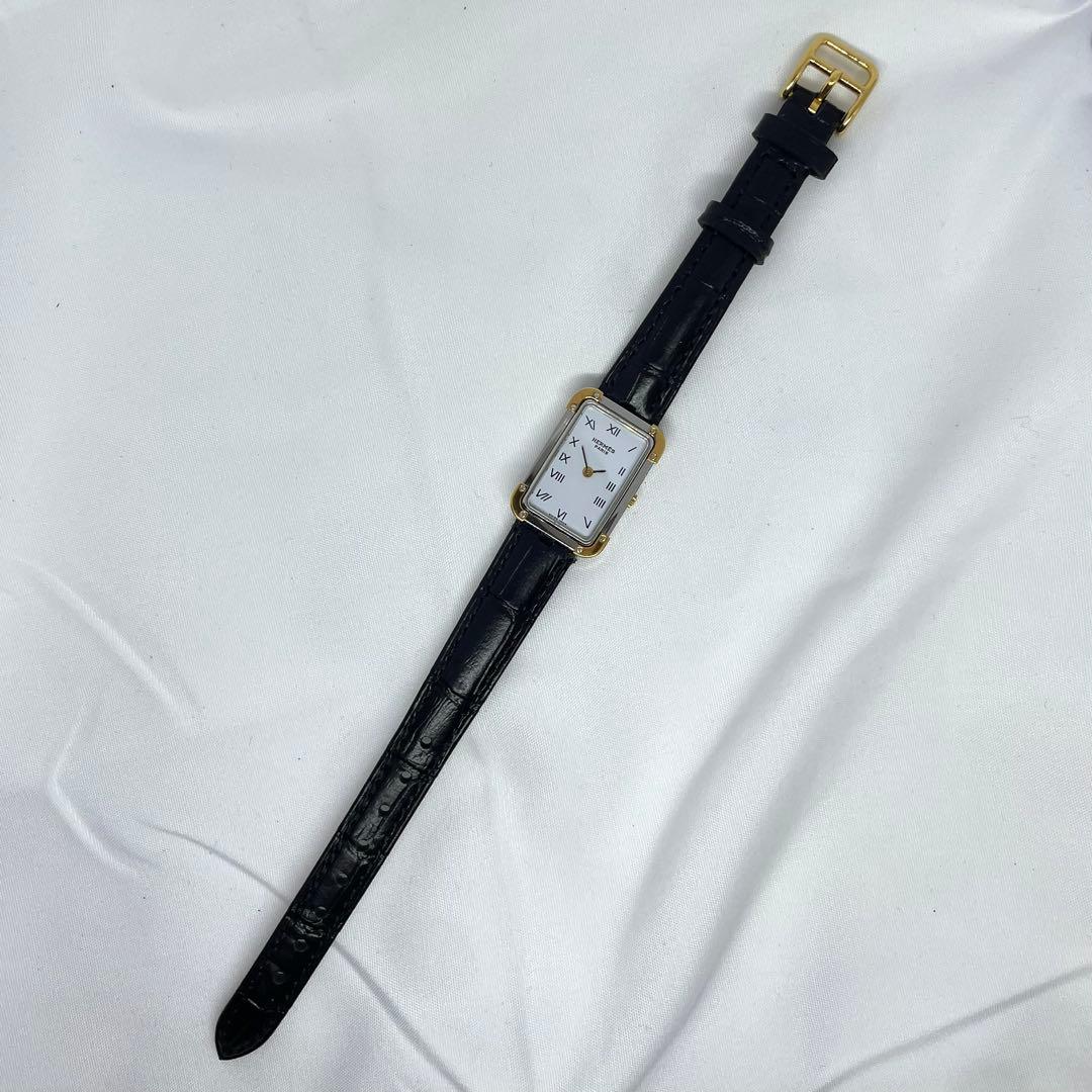 47 HERMES エルメス クロアジュール 腕時計 レディース 稼働品