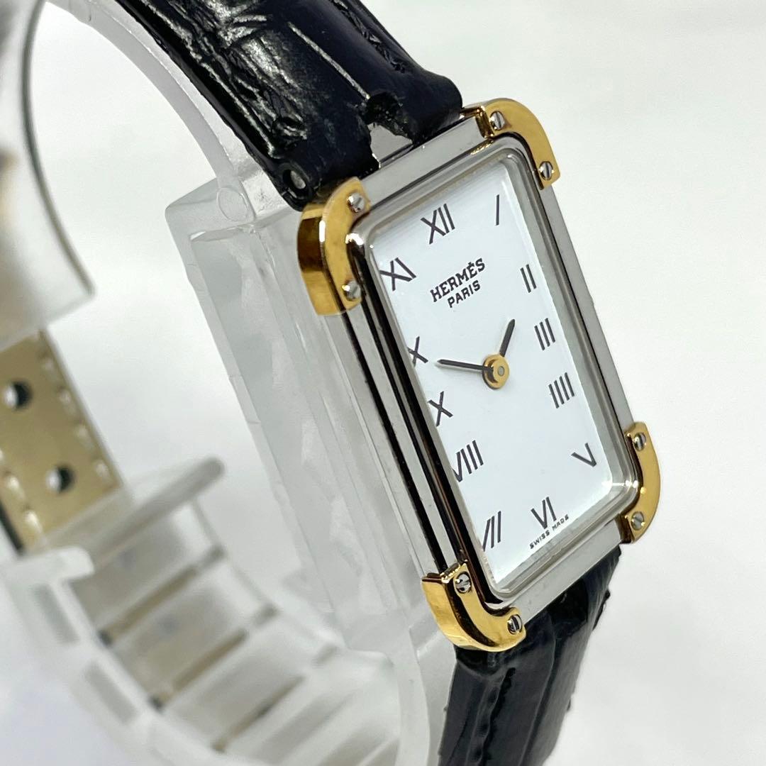 47 HERMES エルメス クロアジュール 腕時計 レディース 稼働品