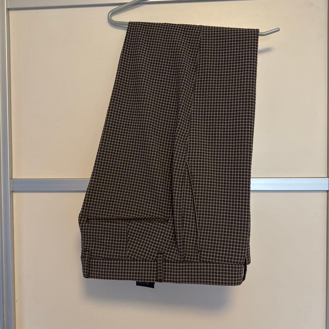 Theory チェック柄　セットアップ