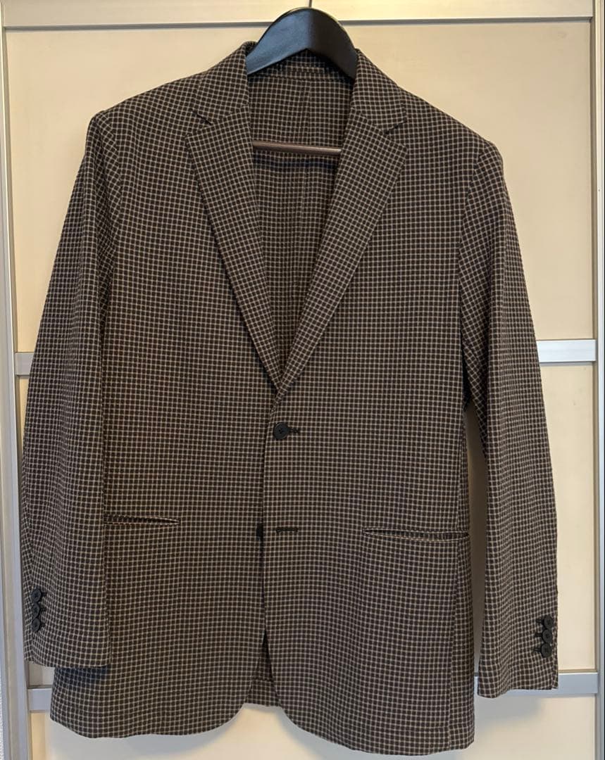 Theory チェック柄　セットアップ