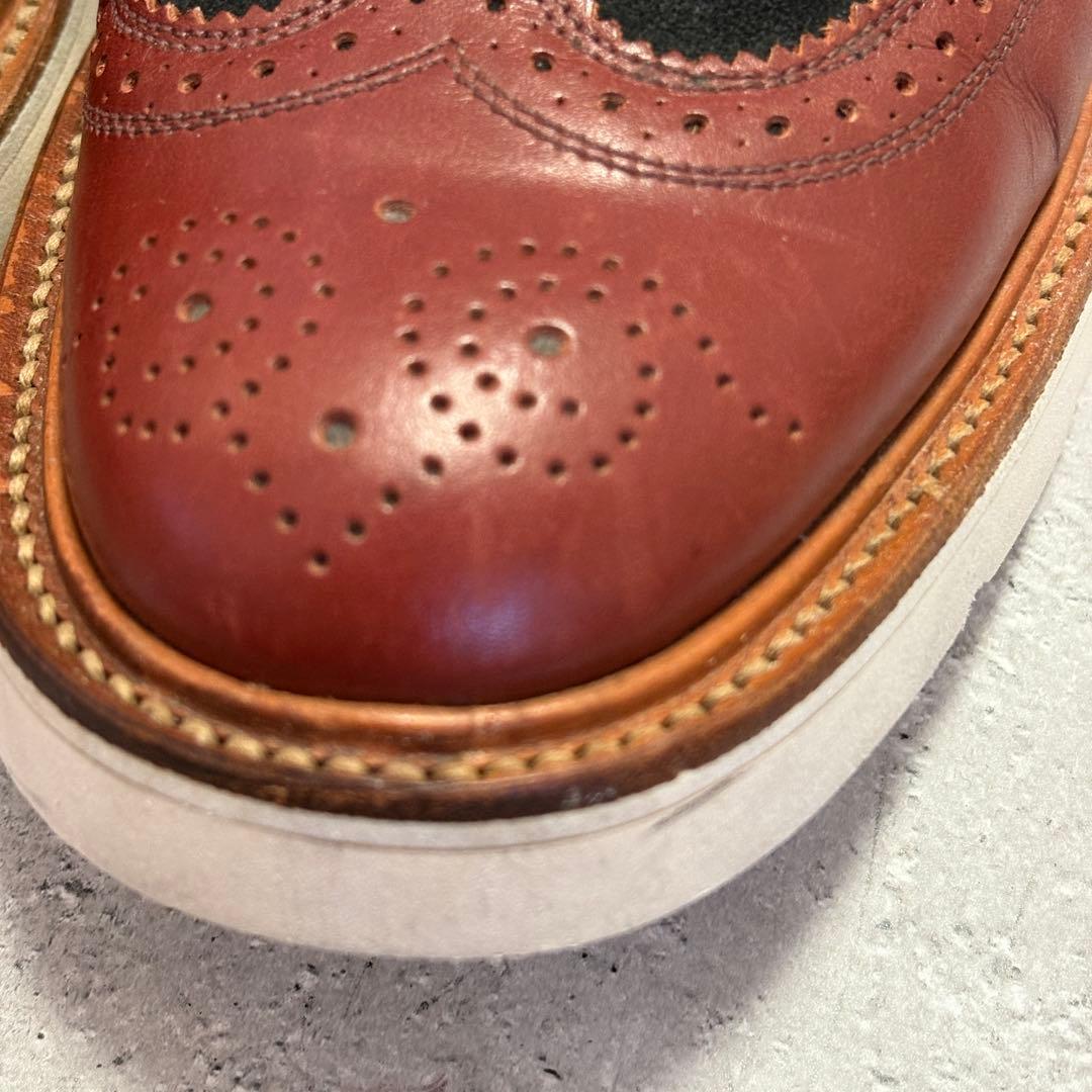 サンダース　SANDERS (UK7.5) DUFFER別注　レザースニーカー