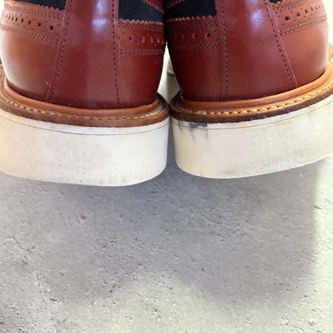 サンダース　SANDERS (UK7.5) DUFFER別注　レザースニーカー