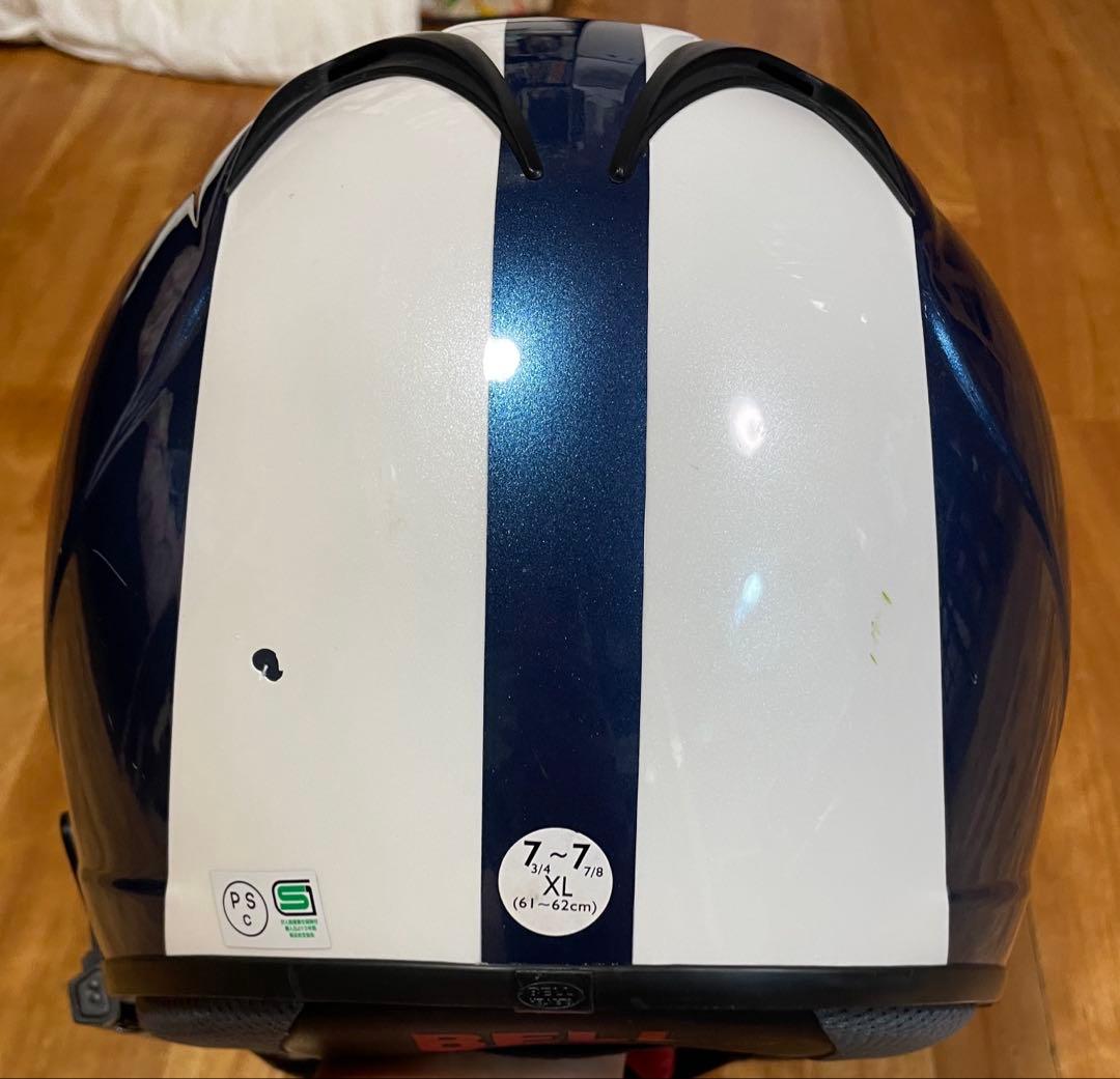 BELL フルフェイスヘルメット 青/白