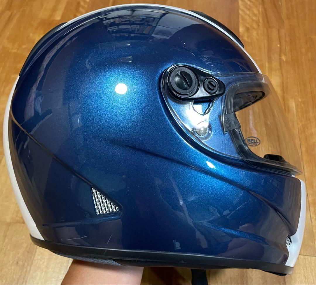 BELL フルフェイスヘルメット 青/白