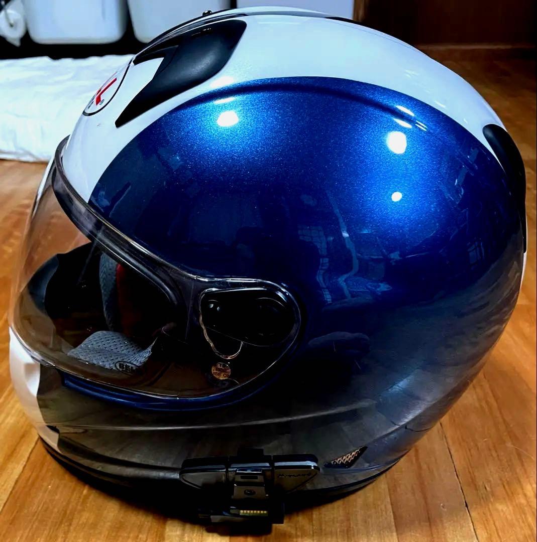 BELL フルフェイスヘルメット 青/白