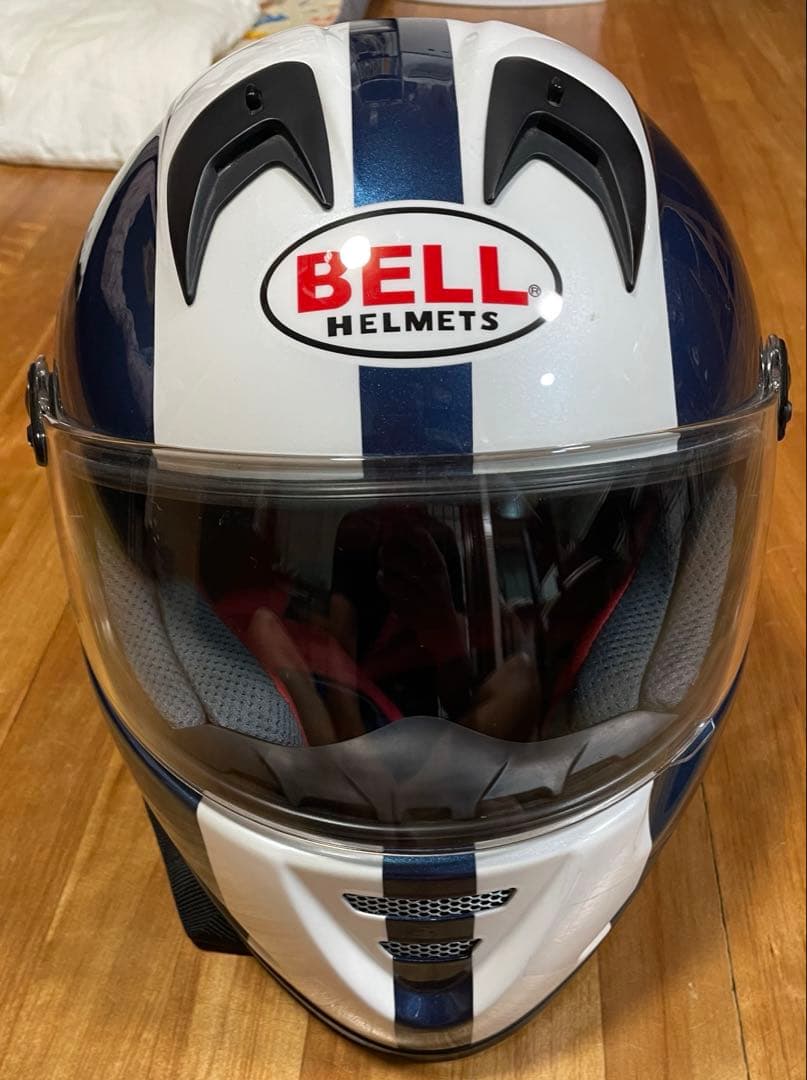 BELL フルフェイスヘルメット 青/白